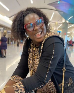 Uche Nancy Instagram - After much stress in Nigeria, It’s good to be back 😁😁
Back to my grandma Duties @adaezeaurora 
Grandma is here 💃💃
