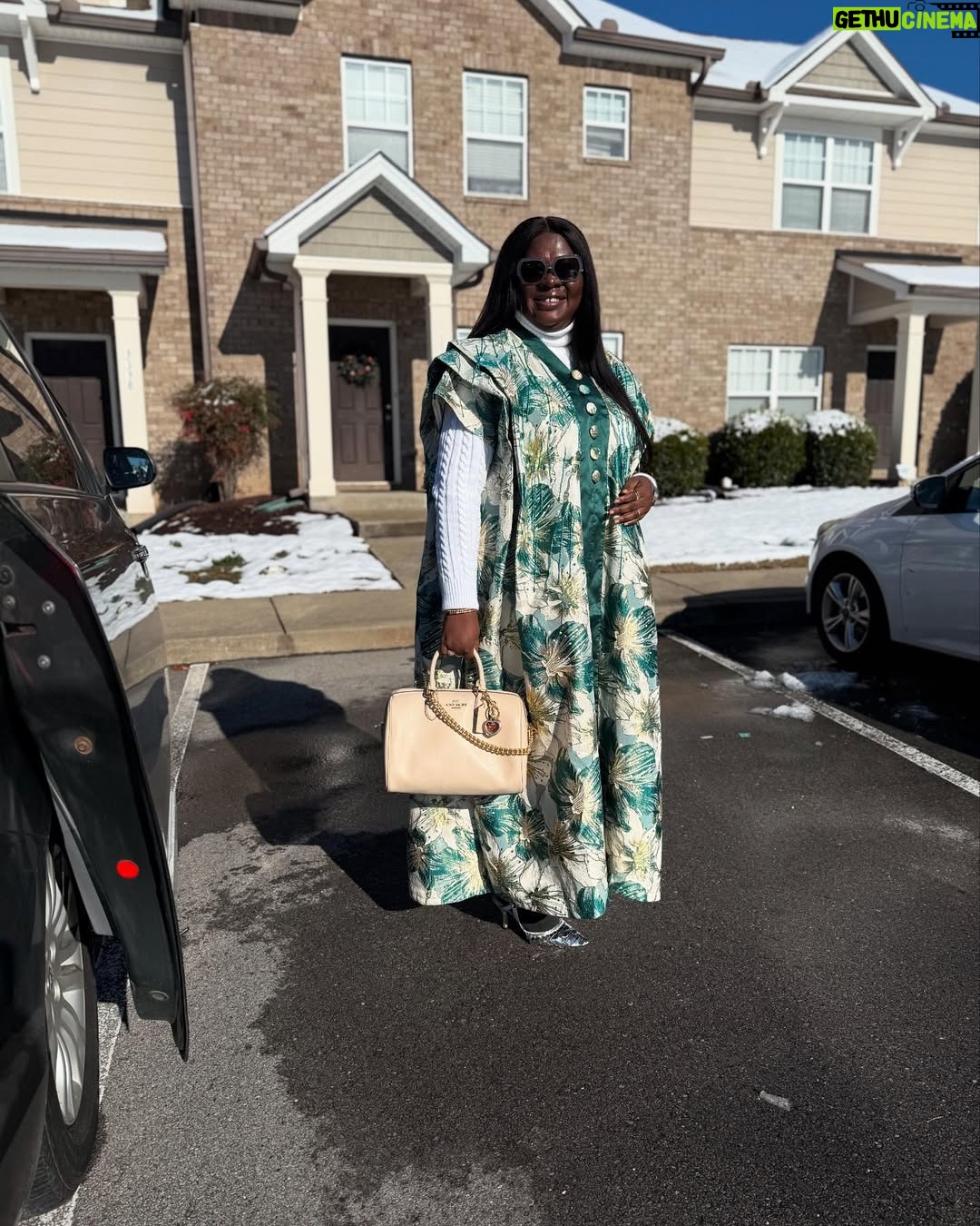 Uche Nancy - 17.6K Likes - HAPPY SECOND SUNDAY OF THE YEAR FROM ME TO YOU MY LOVELY FAMILY. TODAY SERVICE HERE IN TENNESSEE WITH MY BESTIE @ugobekee AT JESUS POWER TN IT WAS A GREAT SERVICE. MY BEAUTIFUL GOWN FROM @anitarogerz_