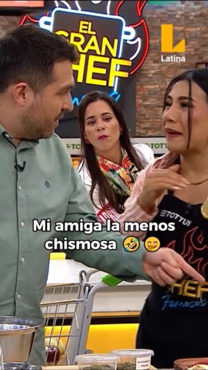 Vanessa Terkes Instagram - #ElGranChefFamosos 🤣 SOY VANESSA, YO TAMBIÉN VIVO POR EL CHISME 🤭

➡️Mira #ElGranChefFamosos : La Academia a través de la señal de Latina y Latina.pe 🍽️📺
#chefcitos #elgranchef #elgrancheffamosos