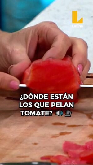 Vanessa Terkes Instagram - #ElGranChefFamosos 🤭 LAS VERDADERAS TÉCNICAS PARA PELAR TOMATE 🍅 
➡️Mira #ElGranChefFamosos : La Academia a través de la señal de Latina y Latina.pe 🍽️📺
#chefcitos #elgranchef #elgrancheffamosos