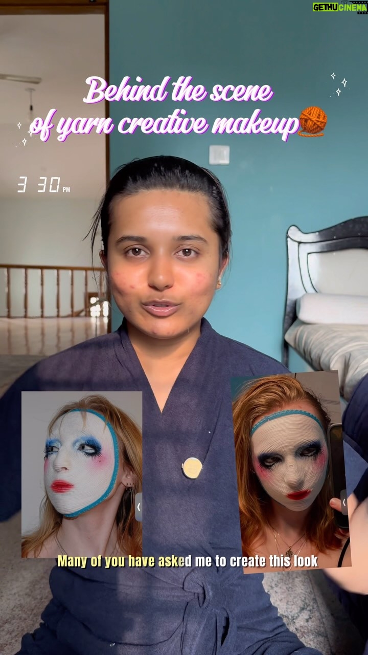 Varsha Kaveri - 79.8K Likes - I made a mistake right at the start—I began with the nose tip instead of the center, and it just didn’t work. So, I had to redo it from scratch! 😭 Sitting in one place for almost 8 hours (3:30 PM - 11:30 PM) had my back hurting like crazy, but in the end, this is the result! 🧶✨
Inspired by @annas__sfx @anastasia_shnabel
I wanted to challenge myself with this hyper-textured yarn illusion, layering every strand with patience and precision.
🎨 Products Used:
🧶 Woolen – @itsybitsycraftstore
🛡️ Skin-Protecting Foam – @kryolanofficial
🧴 Latex – @kryolanofficial
🎭 Ferris Stick & White Paint – @kryolanofficial
🌟 Setting Powder – @kryolanofficial
💖 Pink Eyelashes – @kryolanofficial
What do you think—worth the pain? 😜🔥 Let me know in the comments if you want the removal video🥹
#varshakaveri #yarnmakeup #creativemakeup #behindthescene