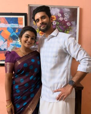 Varshini Suresh Instagram - Our last & final as Ragbi.!❤️🧿

Thank you @vijaytelevision ✨

#photography #photooftheday #varshini #vijaytv #prem #varshinisuresh #instagood #instadaily #instalike #instamood #instagram #viral #trending #ragbi #raghavabi #love #fyp #vijaytvserial #tamilserial #ootd #outfitoftheday #insta #neenaankaadhal #neenaankadhal #vijaytelevision