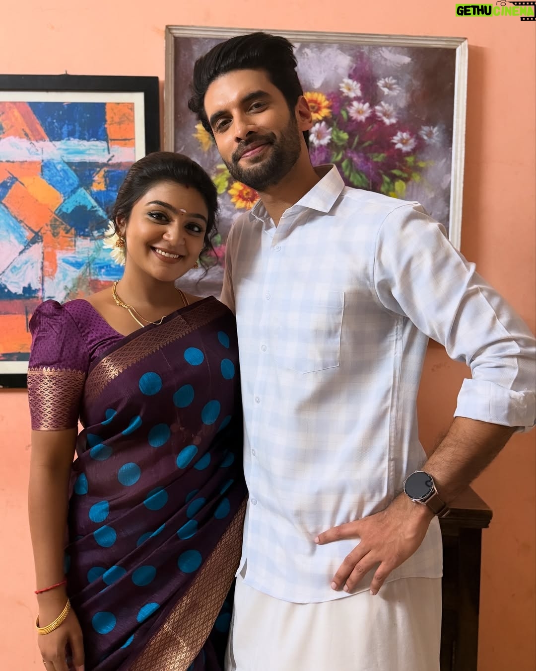 Varshini Suresh - 65.7K Likes - Our last & final as Ragbi.!❤️🧿
Thank you @vijaytelevision ✨
#photography #photooftheday #varshini #vijaytv #prem #varshinisuresh #instagood #instadaily #instalike #instamood #instagram #viral #trending #ragbi #raghavabi #love #fyp #vijaytvserial #tamilserial #ootd #outfitoftheday #insta #neenaankaadhal #neenaankadhal #vijaytelevision