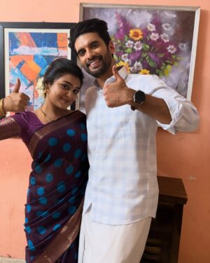 Varshini Suresh Instagram - Our last & final as Ragbi.!❤️🧿

Thank you @vijaytelevision ✨

#photography #photooftheday #varshini #vijaytv #prem #varshinisuresh #instagood #instadaily #instalike #instamood #instagram #viral #trending #ragbi #raghavabi #love #fyp #vijaytvserial #tamilserial #ootd #outfitoftheday #insta #neenaankaadhal #neenaankadhal #vijaytelevision