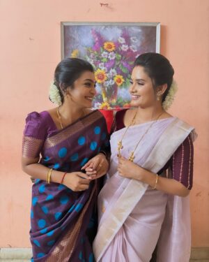 Varshini Suresh Instagram - Not every bond needs to be loud - some are felt in the stillness, and ours is one of them.!❤️🥰 “ANUBI”

#neenaankaadhal #anubi #anu #abi #sisterhood #sisters #sisterlove #explorepage #explore #viral #trending #love #photography #photooftheday #instadaily #instagram #instalike #instagood #vijaytv #vijaytvserial #vijaytelevision