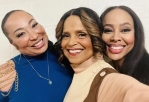 Victoria Rowell Instagram - BACKSTAGE in #ATL w/beautiful #friends FAB actresses @chrystaletheprototype @dawnhalfkenny @cobbenergypac theater —between us, we’ve filmed 6 projects!!! We stay connected on/off stage!