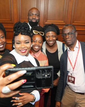 Yemi Alade Instagram - 007 👏 

What an expose!A brilliant exchange of ideas!

Thank you for inviting me to be a panelist on Africa Unite 2024 ,held at Harvard in the oldest Court room ;Austin Hall ,where we discussed and shared solutions to African problems amongst my  very notable co-panelists .

#africaunite
