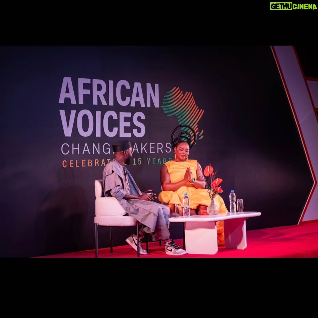 Yemi Alade - 71.5K Likes - Thank you, @CNN , for celebrating my voice and career as you mark 15 years of African Voices on this pioneer initiative where the spotlight is shared with the artists and creatives alike @cnnipr .
To my distinguished guests of the Night, thank you for honoring my invitation! You know I give the best hugs 🥰🤣
A night was had ✨️✨️
To the brilliant Host @larrymadowo ...YOU ROCK MARAFIKI!