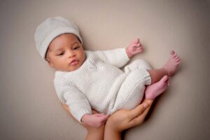 Yetunde Barnabas Instagram - When I say time is so fast believe me it is oooo
See who is One Month Old Today😁 GEMMA IREMIDE TOLANI OLAYINKA. 
I still remember when your daddy and myself held you in our hands for the first time, it was the most beautiful feeling mixed with emotions. Oh my precious baby can’t wait for you to grow up already o lol, you make me Right, and I will forever Cherish you my Mini me….❤️💎I pray you grow in wisdom, knowledge and understand in Jesus Mighty Name. 🙏🏻