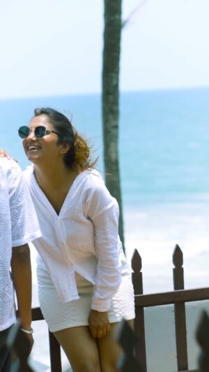 bhumika Basavaraj Instagram - This beach vibes made me fall in LOVE 🧿🤍

#bhumikabasavaraj