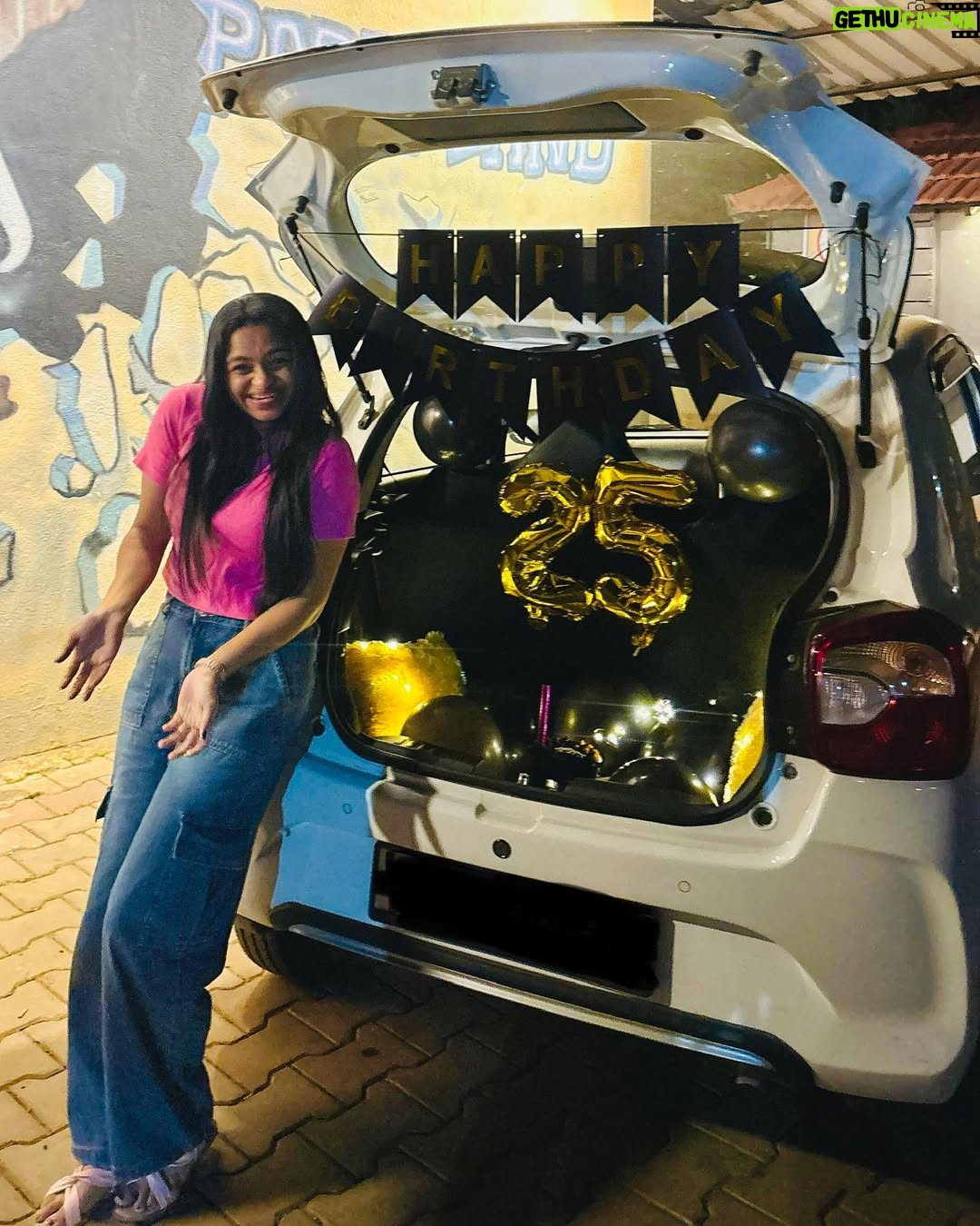 brunda Prabhakar - 8.2K Likes - Alright, here’s my official birthday dump! 🍰🎉
Too many cakes (I might be rolling for the next week, but totally worth it), and I’m surrounded by the best people—honestly, you all make life so sweet. My heart is full, my stomach is…well, a little full too, but in the best way. I’m pretty sure I’ve hit my sugar limit for the next decade, but every bite was worth it.
Special mention to all my fanpages - Thanks for making me feel special and celebrating me from past one month
Huge thanks for all the birthday wishes, mentions, and love—honestly, I didn’t get a chance to reply to everyone, but trust me, every single message made my day even more special.
Thanks for making it unforgettable—here’s to the drive, the laughs, and of course, the cakes. Grateful beyond words!
#BestBirthdayEver #CakeOverload #GratefulHeart #brundaprabhakar #birthday #happybirthday #25 #25thbirthday #grateful