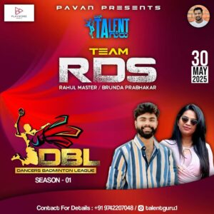 brunda Prabhakar Instagram - DANCERS BADMINTON LEAGUE ( Season-01 )
TEAM RDS
Rahul Master & Brunda Prabhakar
.
Date : 30 May 2025
Venue : PlayMore
.
Follow : @talentguru.1
.
#badminton #badmintontournament #league #bangalore #Karnataka#talentguru #dbl#rahulmaster#brunda