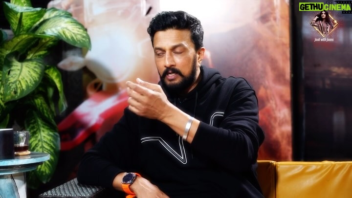 jhanvi R - 5.6K Likes - Baadsha Sudeep with Jhanvi promo ā¦
Mua @makeover_by_navya
Costume designer @laxmikrishnaofficial
Sudeep interview part 1 wil release today please watch and let me know š„°š«°š«°š¤