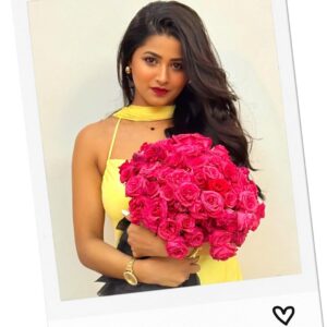 monisha Vijaykumar Instagram - Grateful and thankful for all the wishes! Truly felt the love today 🥹❤️ Thank you from the bottom of my heart! ✨