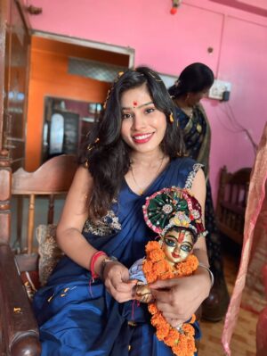 Aarti Sahu Instagram - मेरे भाई 🥰♥️ #rakhi
#rakshabandhan2025