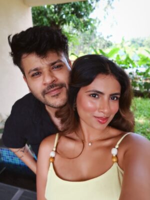 Aashna Hegde Instagram - 48hrs of THIS 🤌🏻 

taking time off from everything that’s going on - work, shoots, wedding planning & it honestly was so worth it!!! I couldn’t remember the last time we had a staycation like this 💓 

📍Frangipani, Alibaug
@saffronstays @saffronstayswithyou