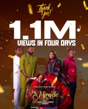 Adebimpe Oyebade Instagram - My MoTube gangStars, this post is to thank you all, because I’m honestly overwhelmed by the love you’ve shown.
Your support on this particular project, MY MIRACLE, has been beyond anything I imagined. From the views to the testimonies, the heartfelt reviews, the beautiful comments, every single bit of it has touched me deeply. I poured my heart into this, and knowing it’s connecting with you like this is everything I hoped for and more.
Even with the delay in posting, you still showed up with unwavering support. I actually thought the timing was going to affect things but you proved me wrong. You showed up with your views, your likes, your shares, and the most touching stories. I see it all, and I feel it all.
My heart is so full. I’m more than grateful. I’m deeply moved.
From the bottom of my heart, thank you. 🙏🏼💜
Please keep watching MY MIRACLE on MOBIMPE TV, let’s do more!💃
By the way, a big announcement coming soon, can you take a guess?😃👇