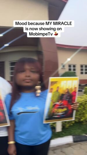 Adebimpe Oyebade Instagram - MOOD: MY MIRACLE is now showing on MOBIMPE TV💃
Our meeting point: MOBIMPE TV. So go right now, watch live and share the link with your loved ones.
Enjoy your Sunday afternoon with this beautiful movie, it’s my gift from me to you🤗
If you’re not watching MY MIRACLE now, you’re missing big time o. Don’t be left out, be on your way there already. 💃