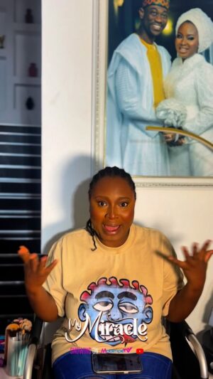 Adebimpe Oyebade Instagram - We are live! MY MIRACLE is now showing on MOBIMPE TV 📺
As you prepare to watch MY MIRACLE, may you also receive your miracle 🙏🏽✨
Because this isn’t just a movie, it’s a reminder of love, power of forgiveness, healing, and miracles!
This is for me. This is for you. This is for everyone 💜
And please… don’t just watch alone. Share the miracle.
MY MIRACLE is a movie for all ✨🥰