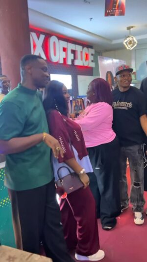 Adebimpe Oyebade Instagram - We were out yesterday to meet, greet and watch ABANISETE THE MOVIE by my one and only @iteledicon01 with our fans..
What an incredible night! SOLD OUT show amazing vibes with all of you at the meet & greet! 🙌Your love and support made it unforgettable. 💖 Thank you for showing up and showing out .
Abanisete is still showing in all cinemas nationwide , please tell a Frend to tell a Frend .