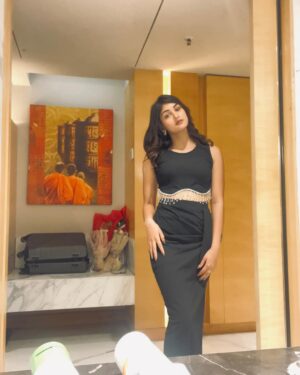 Aditi Tripathi Instagram - Black 🖤 @iaditipandit 
.
.
#aditipandit #newpost #blackdress