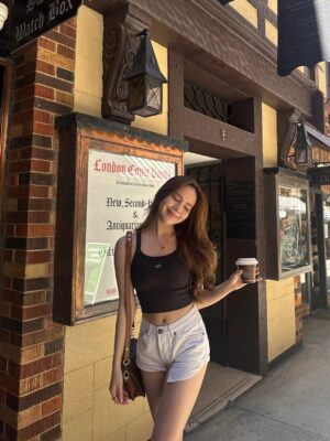 Agatha Chelsea Instagram - who drinks hot coffee under a blazing summer sun? me
