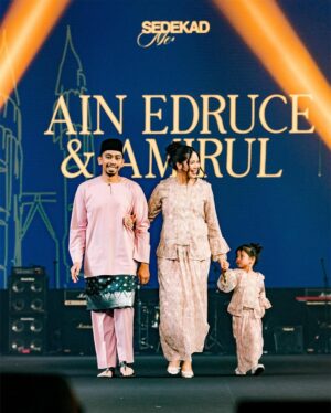 Ain Edruce Instagram - Risau Amirul & Soraya caras job Ain lepas ni 😜 Comel kan kitaorang walk, tak sia-sia ajar Mirul senyum kat rumah. Demi @bulanbintanghq 🫶🏻
#sedekadmenyinar #bulanbintanghq