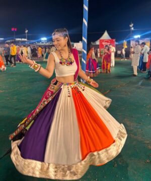 Akanksha Dhalani Instagram - āChaniya choli on, world offāāØ