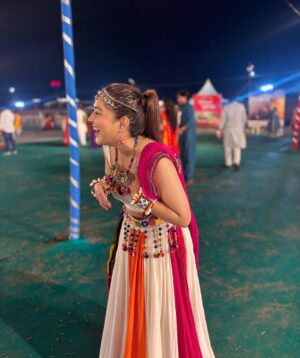 Akanksha Dhalani Instagram - āChaniya choli on, world offāāØ