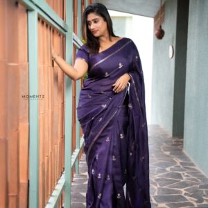 Akila Krishnan Instagram - 💜Peace of mind for five minutes, that's what I crave💜
Swipe ▶️
Saree @vistara_silks
Blouse @vibha_boutique_nkl
Photography 📸 @momentzstudio
Mua @theprincessmakeoverartistry
#trending #viral #instagram #explorepage #explore #love #instagood #fashion #reels #follow #trend #photography #like #india #instadaily #tiktok #followforfollowback #likeforlikes #fyp #foryou #trendingnow #memes #style #music #photooftheday #trendingreels #viralpost #reelsinstagram #model #likes