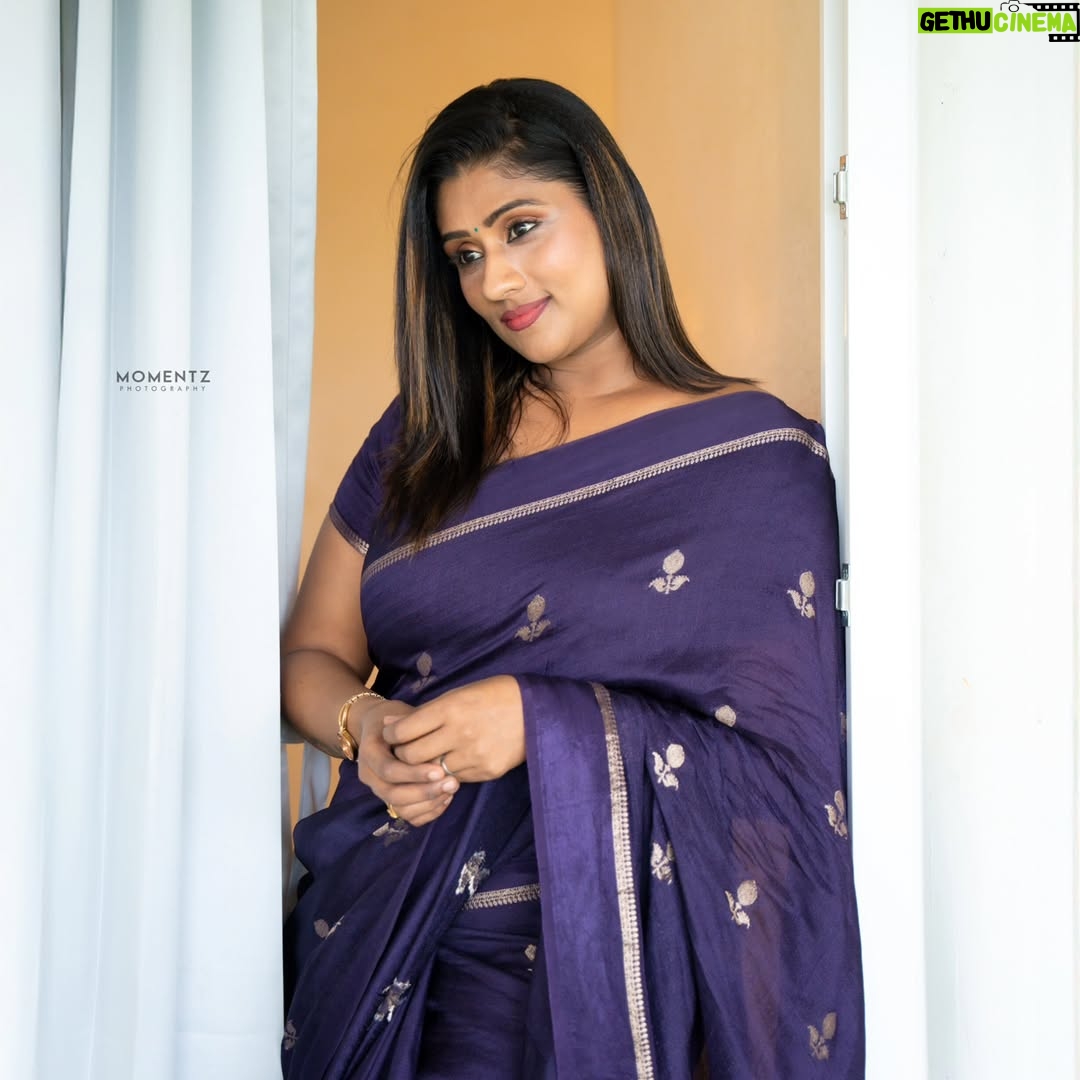 Akila Krishnan - 416 Likes - 💜Peace of mind for five minutes, that's what I crave💜
Swipe ▶️ 

Saree @vistara_silks 
Blouse @vibha_boutique_nkl 
Photography 📸  @momentzstudio 
Mua @theprincessmakeoverartistry

#trending #viral #instagram #explorepage #explore #love #instagood #fashion #reels #follow #trend #photography #like #india #instadaily #tiktok #followforfollowback #likeforlikes #fyp #foryou #trendingnow #memes #style #music #photooftheday #trendingreels #viralpost #reelsinstagram #model #likes