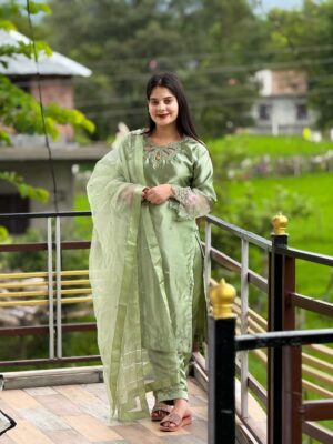 Akshita Khera Instagram - 💚💚
Suit by👉🏻 @lookme2022