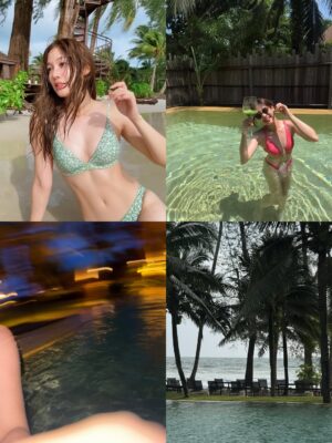 Alisa Kunkwaeng Instagram - August Energy💖🏝️☀️ ตื่นเต้นได้ไปทะเล ไปติดเกาะในรอบปี ตื่นตี4 ขับรถไปขึ้นเรือ เจอพายุ เมาเรือ เมาสองแถว เมามอเตอร์ไซด์ พอมาถึงเกาะมีแดด ฝนนิดๆ เลยแช่น้ำตั้งแต่บ่ายๆจนเย็น ขากลับรูทเดิม สองแถว เรือ และขับกลับอีก 5 ชั่วโมง เพื่อนที่นั่งข้างๆหลับสบายสุด และอาหารอร่อยมาก แฮปปี้ ขนของไปเหมือนไป7 วัน 😂😂 อยากไปอีกแล้วอ่า
.
#kohkood #kohkoodisland #trad #beachvibe #islandvibes #มะปรางอลิสา