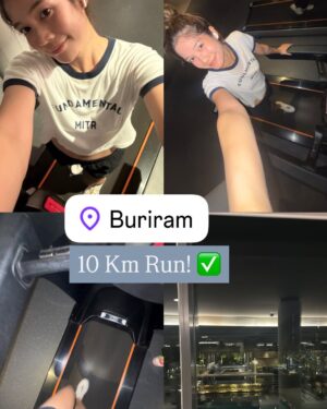 Alisa Kunkwaeng Instagram - Road to happier and stronger 🤣💪🏻💖🏁