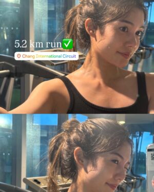 Alisa Kunkwaeng Instagram - Road to happier and stronger 🤣💪🏻💖🏁