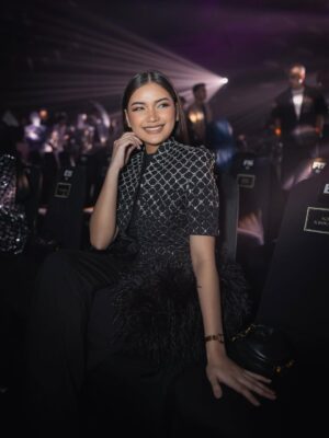 Alya Iman Instagram - On the first night of KLFW szn, stepped into the room dazzled in @rizmanruzaini a symphony of crystals, feathers, and quiet power. The look didn’t shout, it lingered. Elegance that sparkled only when it chose to… much like me. ✨ Congratulations @rizmanruzaini on an exquisite collection.
@rizmanruzaini @rrbyrizmanruzaini @klfashionweek
Shooters @reza8179 @itszulhairisme_ @itsmeanuar