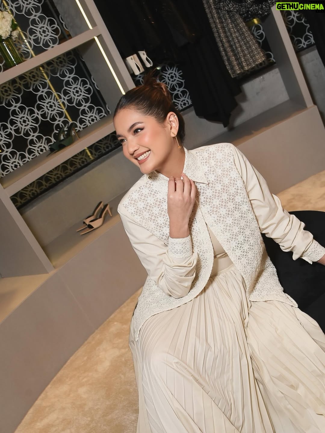 Alya Iman - 3 Likes - An exquisite debut for a visionary in design. Congratulations @rizmanruzaini on the grand opening! a true testament to elegance, craftsmanship, and timeless style ✨
