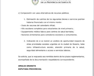 Amalia Granata Instagram - Hoy presente un pedido de informe debido a que Santa Fe está llena de carteles de Feliz Cumpleaños a Messi pagados por todos los santafesinos. (No es contra Messi, al contrario, se merece eso y mucho más) Pero la provincia pasa por muchas necesidades y las prioridades del gobernador son desafortunadas.