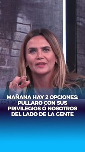 Amalia Granata Instagram - Mañana hay solo DOS OPCIONES:
1) PULLARO y su proyecto de poder de 12 años
ó
2) SOMOS VIDA Y LIBERTAD los únicos que vamos a ponerle un freno al Gobernador y defender a los santafesinos.