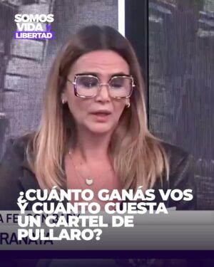 Amalia Granata Instagram - Un medico gana $200.000, un policia $700.000 y un maestro $600.000.
Mientras tanto, PULLARO pone CARTELES que nos cuestan MILLONES para asegurarse su reeleccion.
ESTE DOMINGO PONGAMOSLE UN FRENO CON NUESTRO VOTO!!!