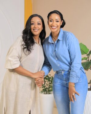 Amleset Muchie Instagram - Thank you for having me sister 😊🧡
We had a great time 🙏🏽
@amlesetmuchie 🧡