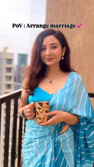 Amrita Mishra Instagram - There is no perfect time to get married, you should get married when you know you can spend your entire life with that person happily š
#marriage #arranngemarriage #happy #happyfamily #firsttimemeet #relationships #relatable #relatablecontent #real #viral #love #progress #familymeet #lovebirds