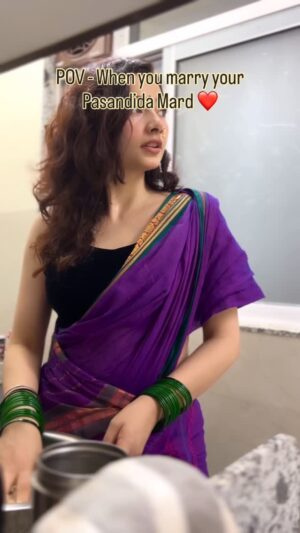 Amrita Mishra Instagram - When you marry your Pasandida Mard ā¤ļøš«
#relatablecontent #relationships #progress #marriage #aftermarriage #wife #perfectwife