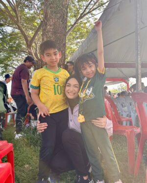 Amyra Rosli Instagram - #BismillahiMasyaAllah
Sports Day 🏅