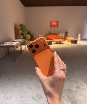 Anahita Karanjia Instagram - #collab orange is certainly the new black @apple
the iPhone 17 series will begin sale in India from tomorrow 🥳 and yeah it’s worth the hype