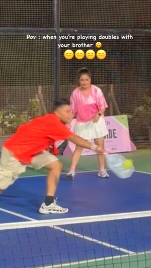 Anam Darbar Instagram - & he doesn’t let me play 🥲
tag him/her and ask them to let you play too!! 😤
#pickleball #siblings #funnyvideos