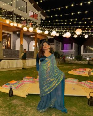 Anam Darbar Instagram - what a night 🤩💙
#sangeet #wedding