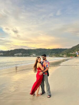 Ananya Thappa Mahajan Instagram - Happy Birthday to the man who makes my world brighter every day. Your love is my strength, your smile my peace. I love you endlessly! Love you ♥️