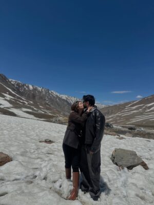 Ananya Thappa Mahajan Instagram - Happy Birthday to the man who makes my world brighter every day. Your love is my strength, your smile my peace. I love you endlessly! Love you ♥️