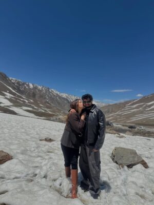 Ananya Thappa Mahajan Instagram - Happy Birthday to the man who makes my world brighter every day. Your love is my strength, your smile my peace. I love you endlessly! Love you ♥️
